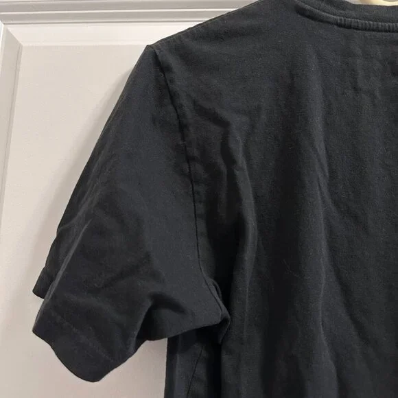 adidas Camouflage Logo Black Short Sleeve T-Shirt Men’s Size Small Military Army - Picture 11 of 15